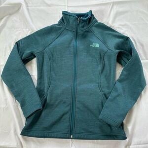 The North Face Women’s Agave Full Zip in Blue Coral Heather Sz S